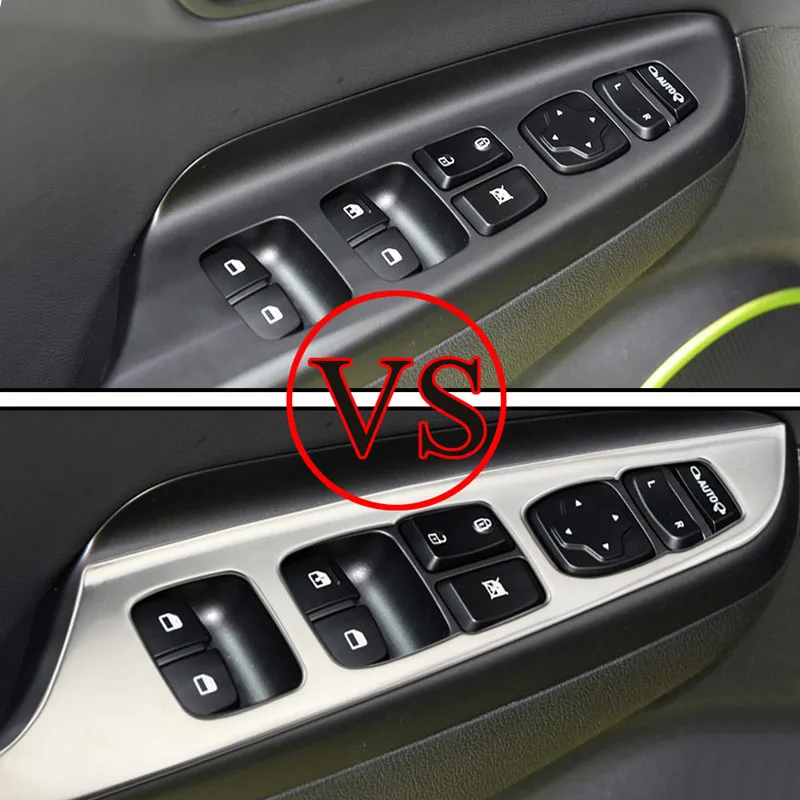 Interior Accessories Cover Trim For Hyundai Kona Encino Kauai 2017 2018 2019 2020 Car Air Conditioning Window Switch Styling