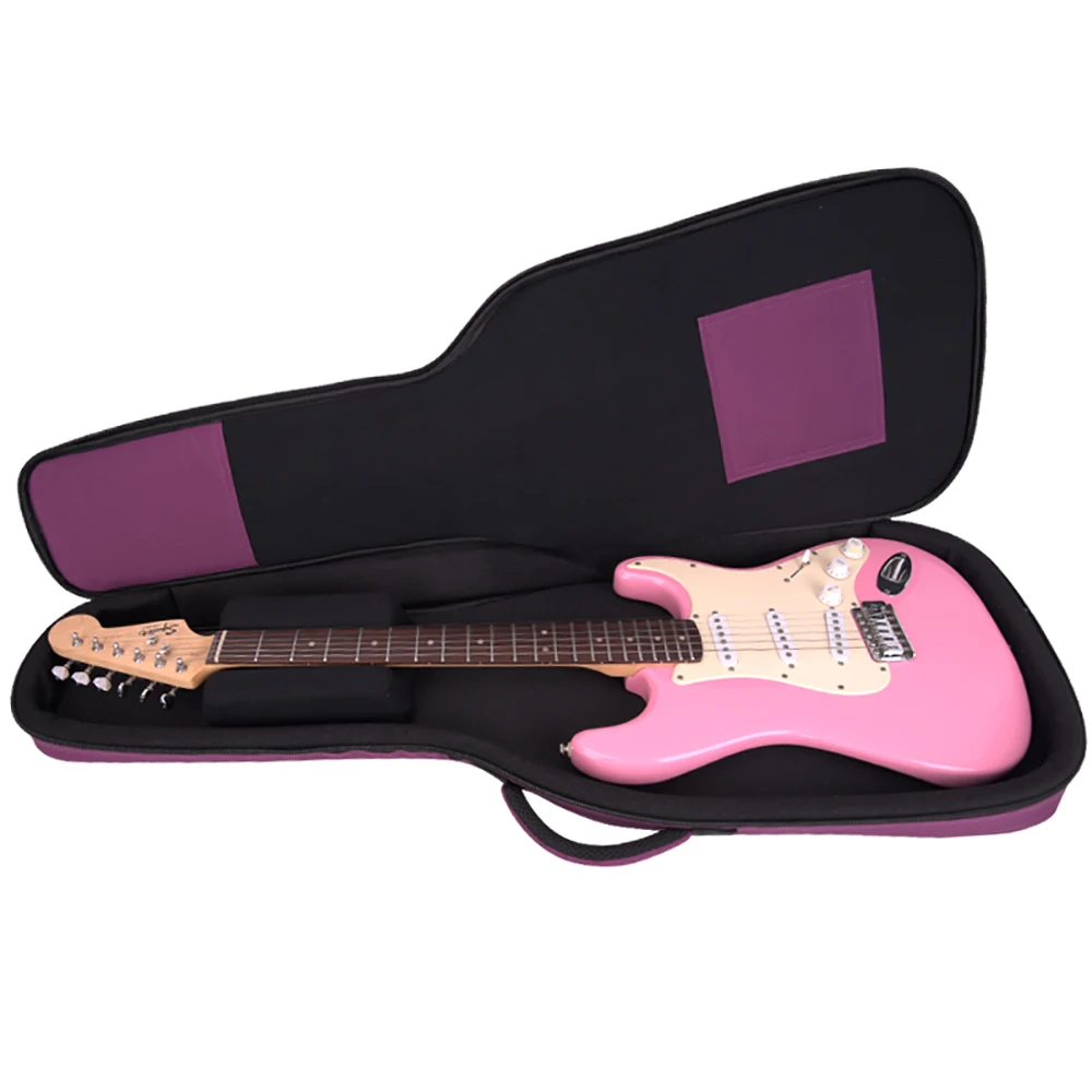 Waterproof Guitar Case 25mm Cotton Electric Guitar Bag Double Strap Padded Oxford Cloth Backpack Guitar Parts & Accessories