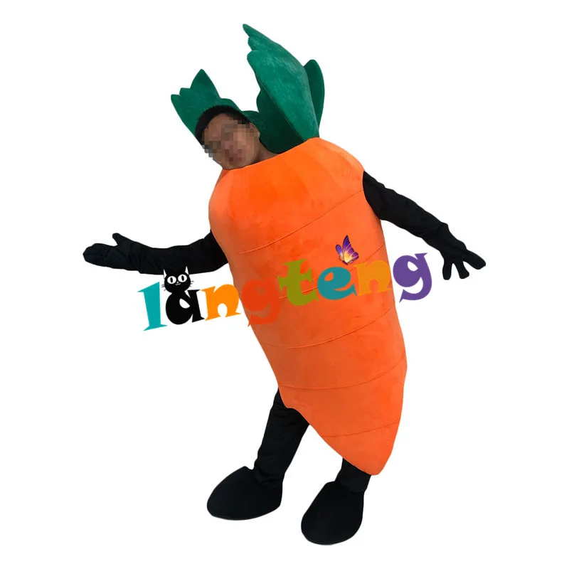 1214 Carrot Mascot Costume Design Cosplay Cartoon Character Fancy Dress For Adult