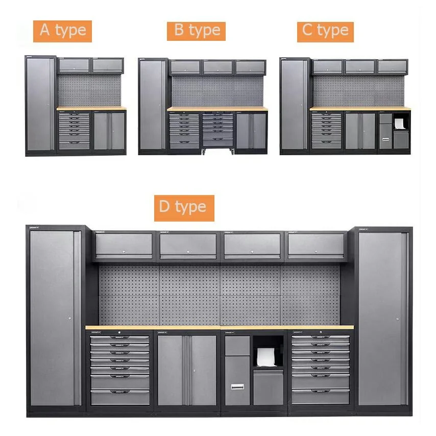 Combination Workstation Heavy Duty Workshop Mobile Anti-static Dust Free Workbench Stainless Steel Fitter Console