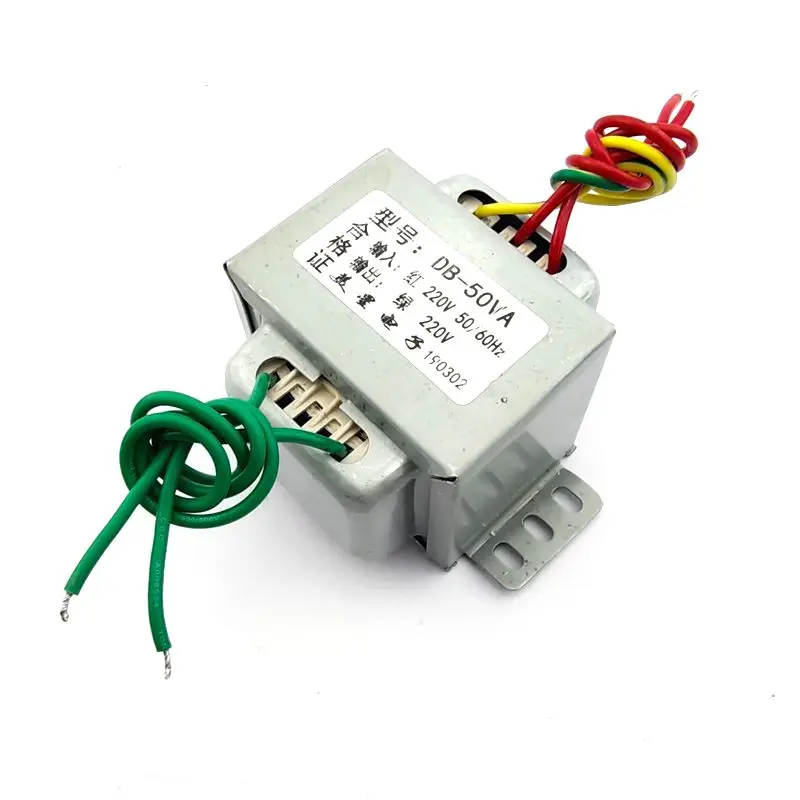 ei transformer 220v power transf EI66 isolation transformer DB-50VA 50W 220V 220V 1:1 safety isolation anti jamming