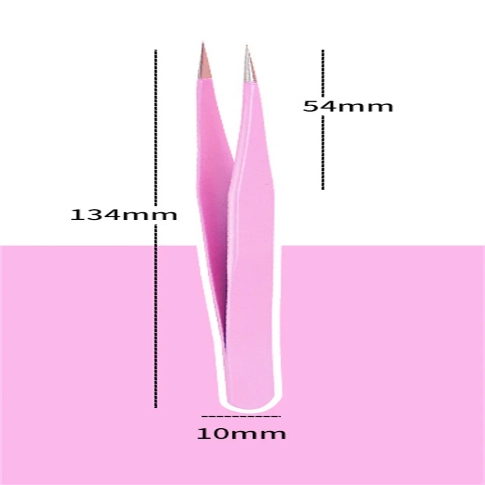 1pc Candy Color Stainless Steel Tweezers Macaron Color Tape Sticker Tool Journal Gadgets Simple Practical Portable Tweezers