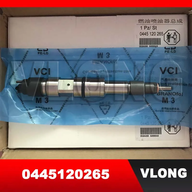 

0445120265 Common Rail Fuel Injector Assy 0 445 120 265 0445120266 0445B29029 For WEICHAI WP12 612630090028