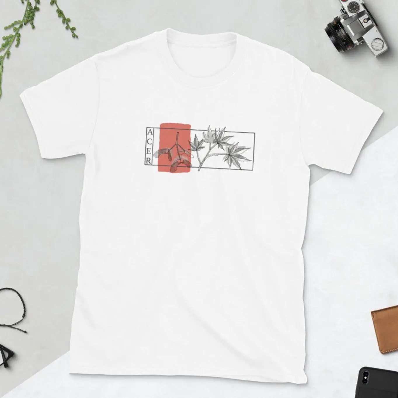 Liście klonu drukuj top w stylu Harajuku damski T-shirt na co dzień damski podstawowy O-kołnierz z krótkim rękawem damski T-shirt dziewczyna, Drop Ship