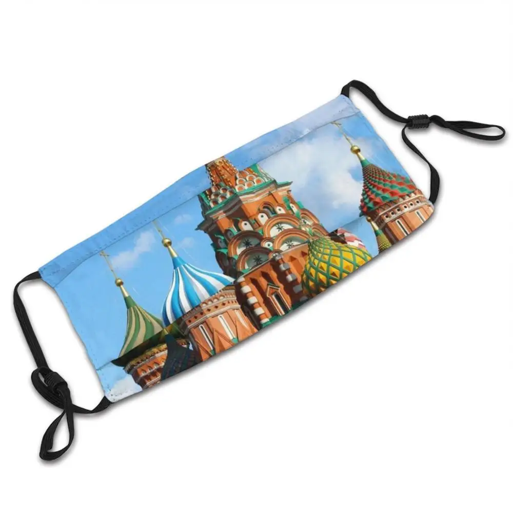 Moskwa maska DIY filtr zmywalny Pm2.5 usta trendy moskwa kreml