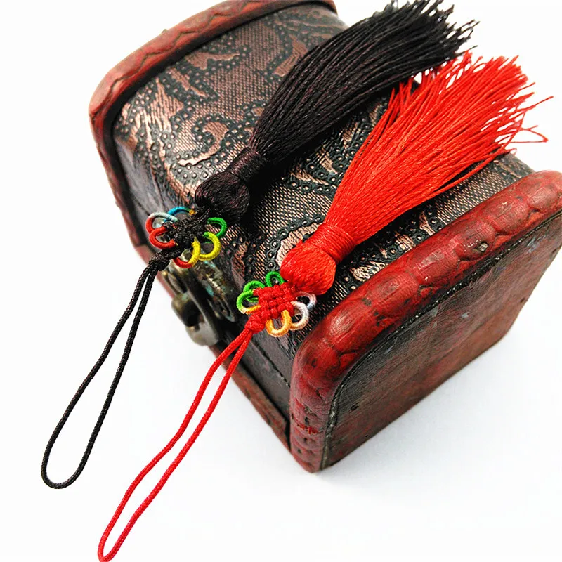 A-line Color Knot Fringed Pendant New Small Chinese Accessories DIY Festival Home Bag Bookmark