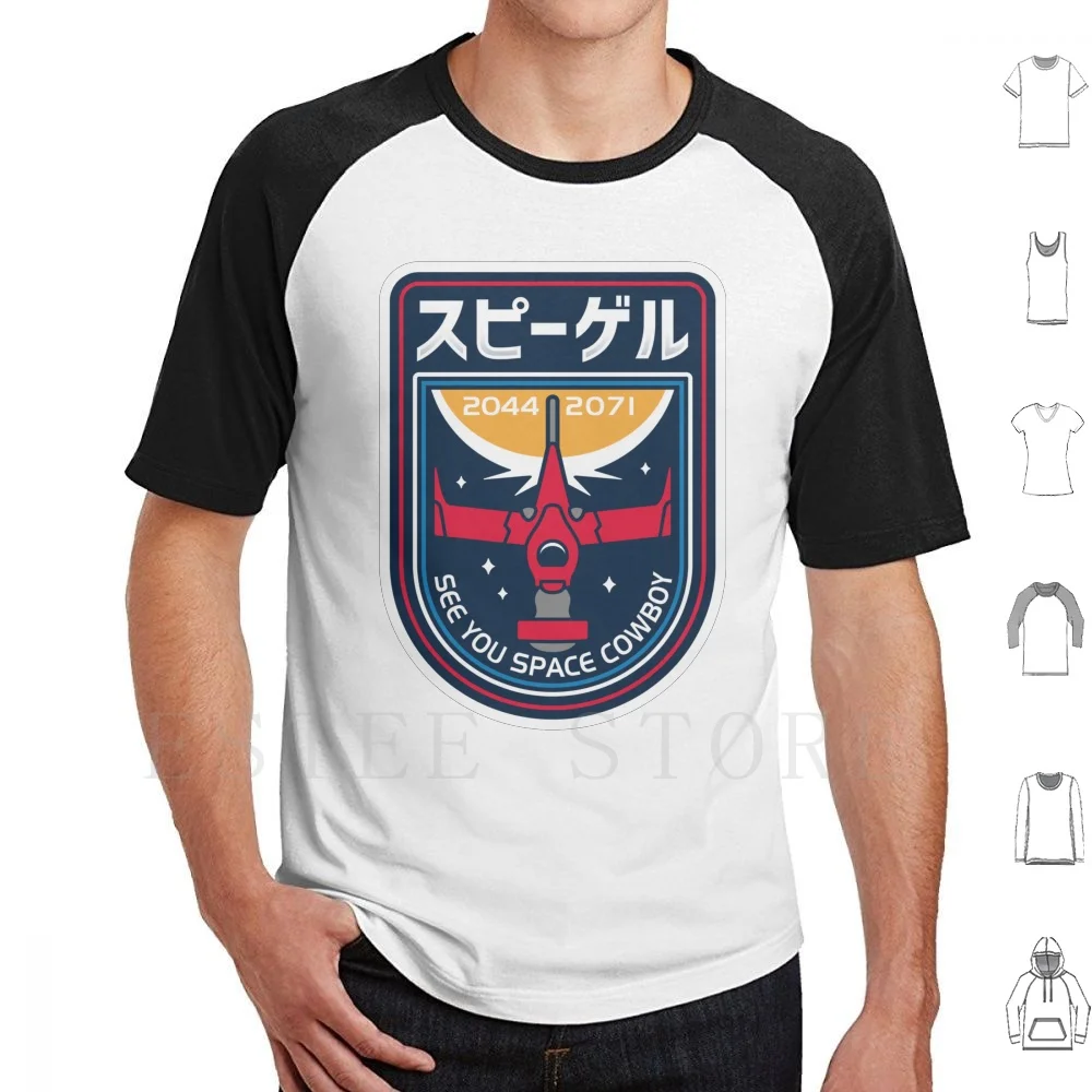 In Memoriam T Shirt Cotton Men DIY Print Cowboy Spike Swordfish Spiegel Bebop Anime
