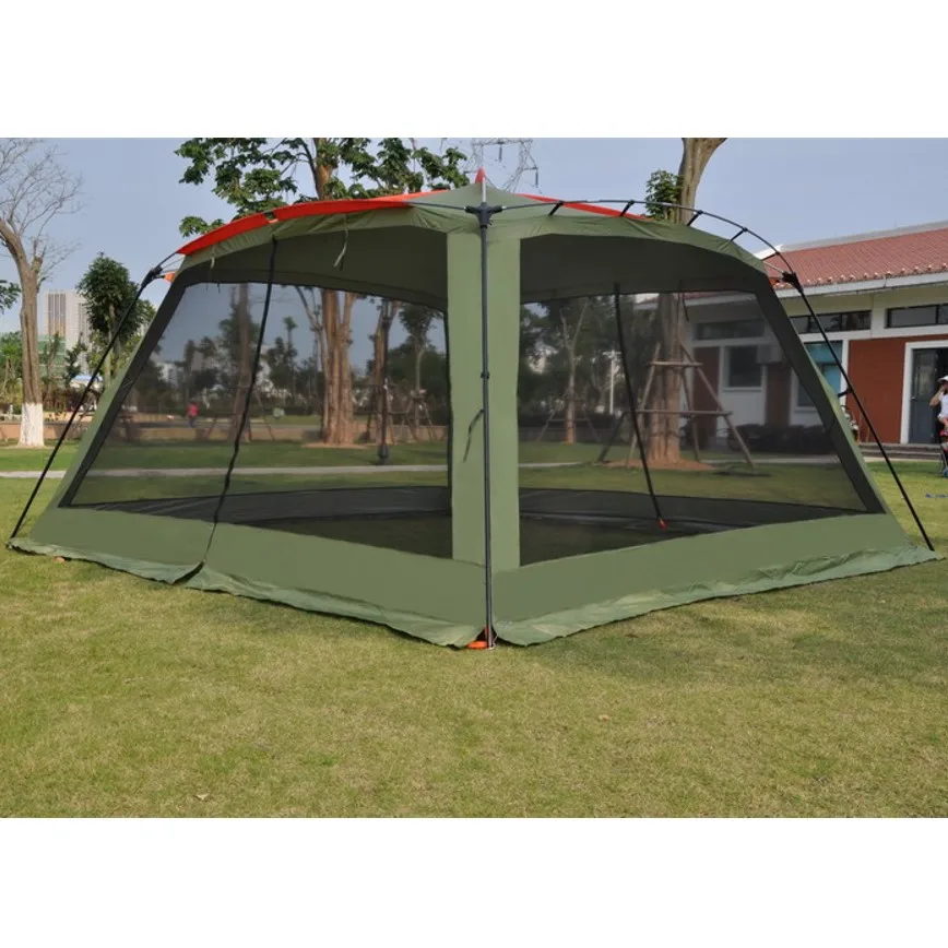 4 5 6 Person Outdoor Pergola Tent Portable Beach Camping Self Driving BBQ Car Canopy Team Party Family Tarp Outdoor Awning Tent