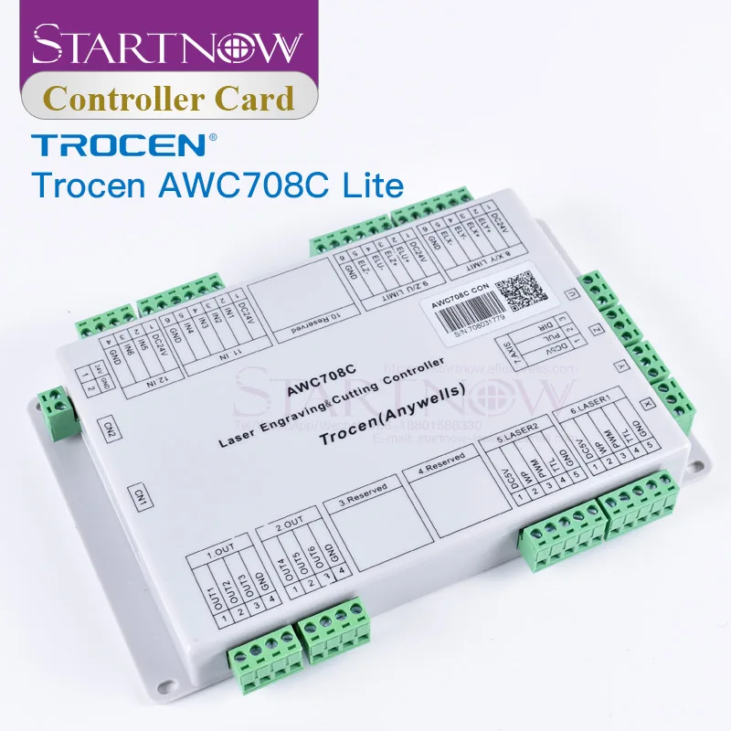 Trocen AWC7824 CO2 Laser Controller Board Upgrade Anywells AWC708C Lite CNC Control System Card For Laser Equipment Parts