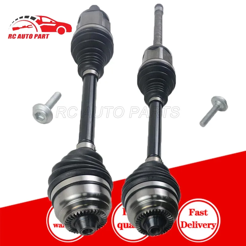 C8 زوج اليسار اليمين الجبهة CV المشتركة محرك رمح الناتج رمح لسيارات BMW X3 F25 X4 F26 20d 28d 30d 35d xDrive 31607619657 31607619658