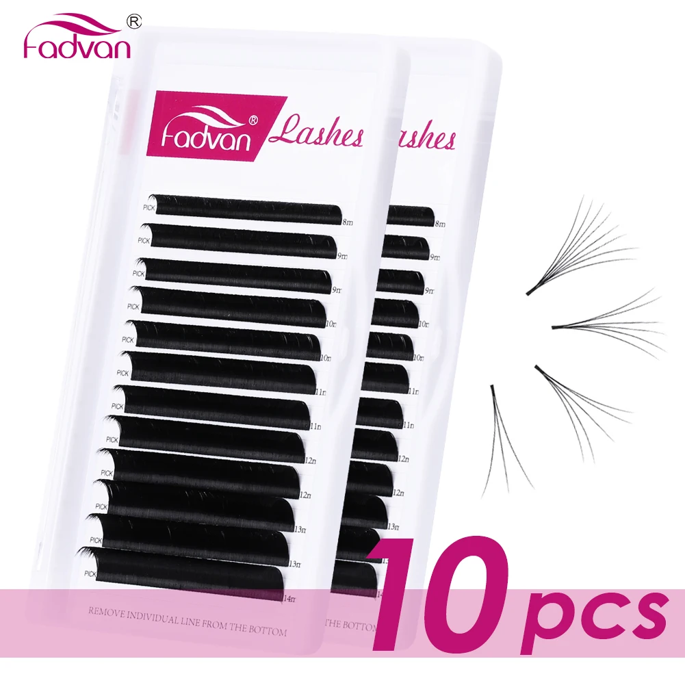 Easy Fan Lash Extensions Bloom Eyelash Extension Austomatic Flowering Fast Fan Self-Making Fans Volume Lashes Fake Eyelashes