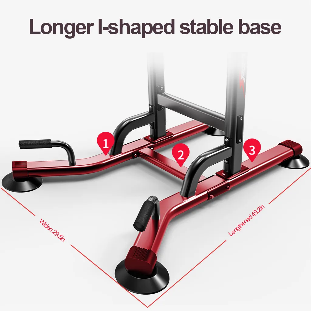 Adult Muscle Training Fitness Equipment Power Tower Dip Station Pull Up Bar Height Adjustment Horizontal Bar Pull Up Bar Indoor