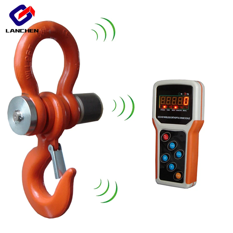 High quality  3T Wireless Digital Electronic Hanging Crane Scale With Wireless Handheld Meter