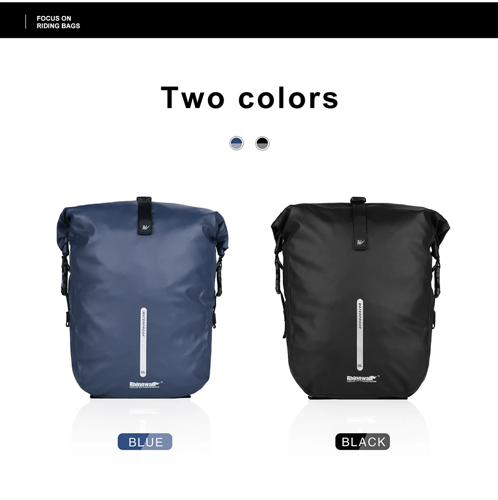 Rhino walk Bike Packt asche wasserdicht 27l Fahrrad Side Pack multifunktion ale Rücksitz Radfahren Travelling Storage Bikepacking – Detail 12
