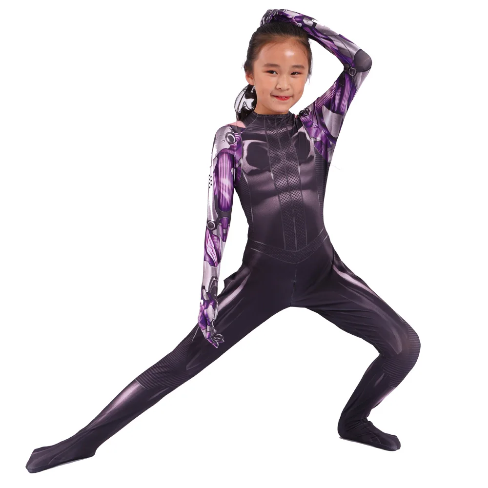 2019 Alita Trang Phục Hóa Trang Người Lớn Trẻ Em Zentai Bodysuit Anh Hùng Áo Liền Quần Đùi Cosplay Hóa Trang Halloween Trẻ Em Bé Trai Gái Trang Phục Hóa Trang