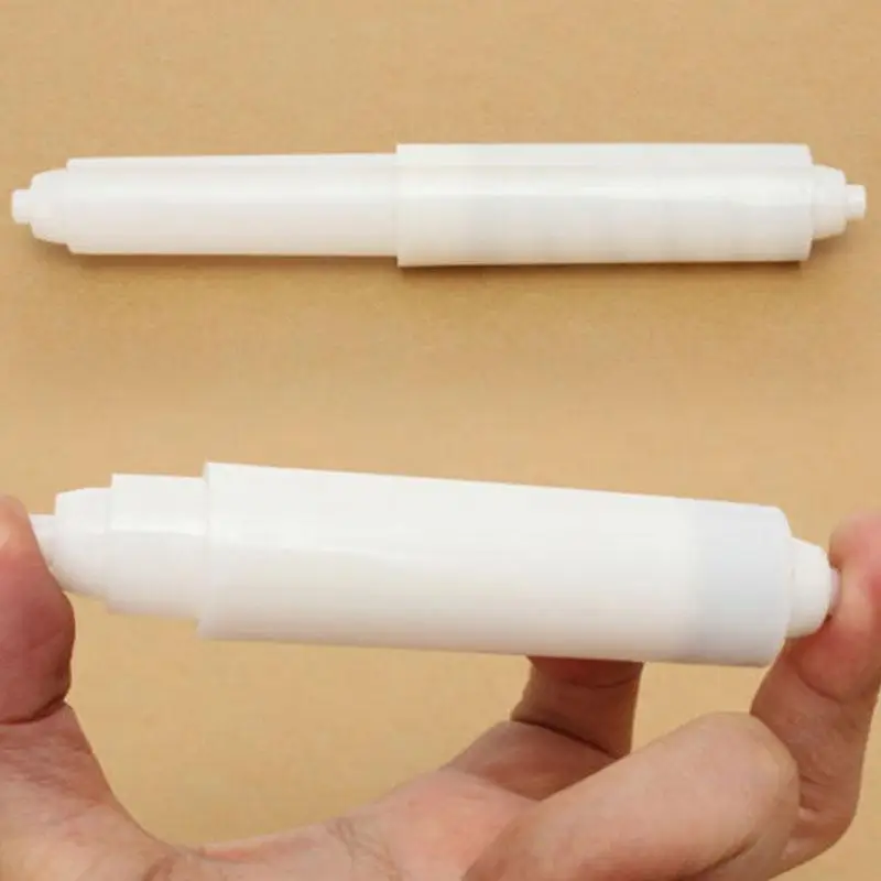 1pcs Stretch Toilet Roll Paper Shaft Flexible Plastic Insert Bathroom Accessories Holder For Home Spring Paper Roller