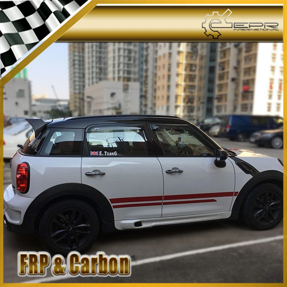 For Mini R60 Countryman Duell AG Roof Spoiler Body Kit Tuning Carbon Fiber Roof Wing Lip Trim Bodykits