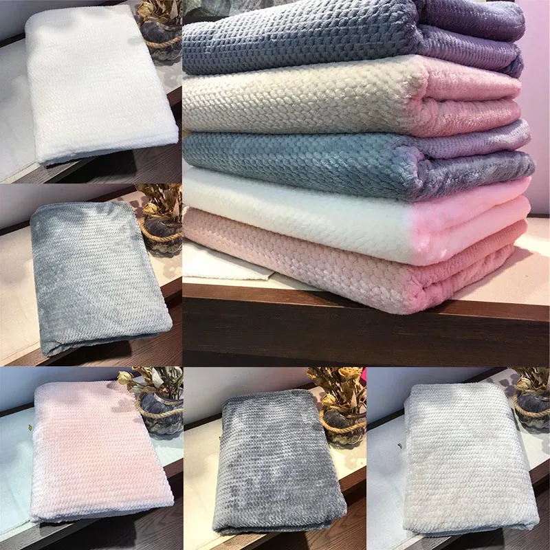 

2021 Home Siesta Flannel Wheat Ear Blanket Mattress Winter Coral Fleece Blanket Student Blanket Sofa Blanket Fleece Blanket