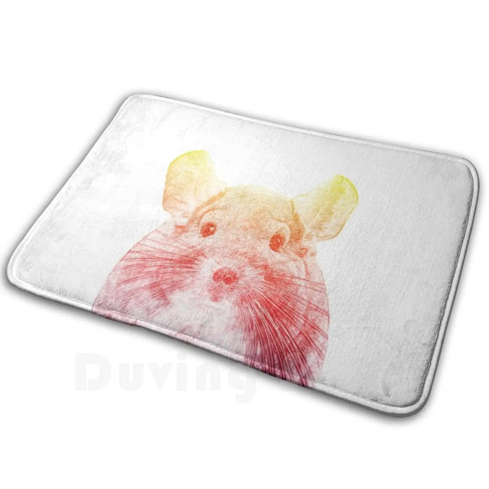 Chinchilla Soft Non-Slip Mat Rug 1337 Carpet Cushion Chinchilla Mouse Animal Rodent Sweet Autumn Forest Animal Domestic