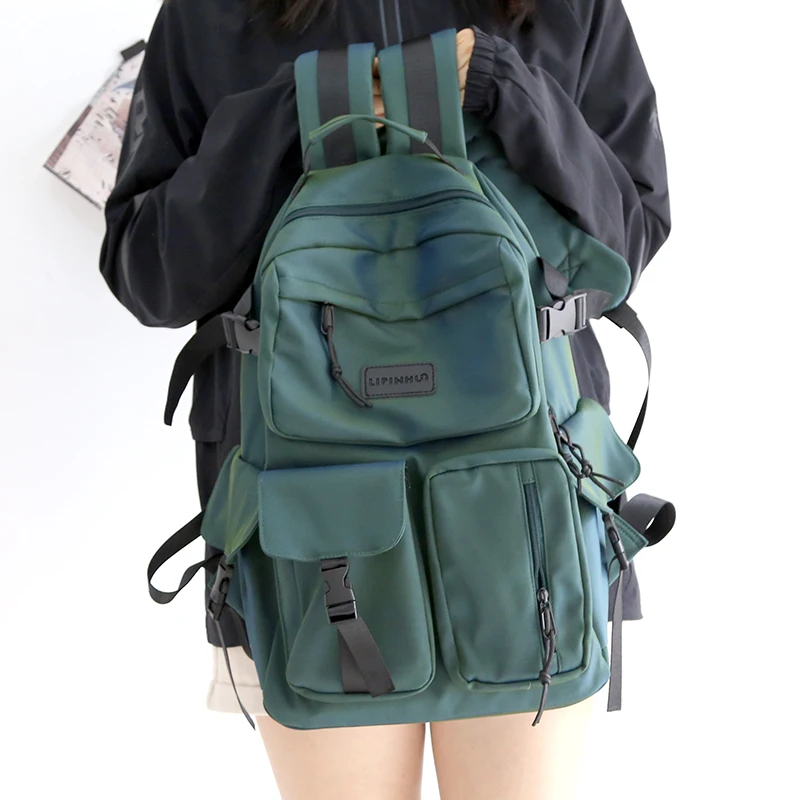 Colorful Vintage Backpack Men Women 15.6 Inch Laptop Backpacks Ladies Shoulder School Bag for Teenage Girls Fashion Bookbags New