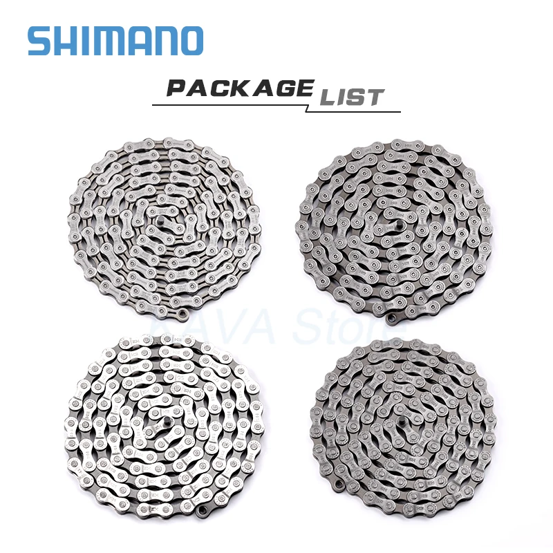 Shimano Bicycle Chain CN-4601 10S HG53 9V HG71 HG40 6 7 8 Speed Chains 112/114 Links MTB Road Bike Chain