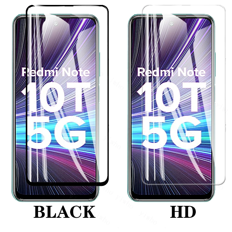 ل شاومي Redmi نوت 10t الزجاج واقية ل شاومي Redmi نوت 10t حامي الشاشة ريدمي لا سلامة الزجاج 10s 10 9 8 برو ماكس T