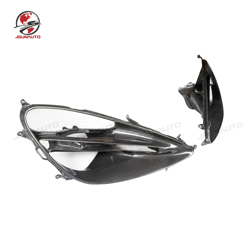 

Carbon Fiber Front Headlight Cover For McLaren 720S OEM Eye Housing Cover Lampshade Trims For 720S Coupe