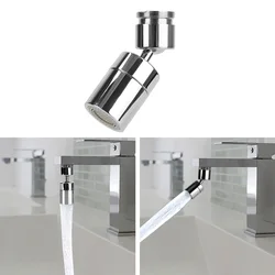 Nozzle Faucet Kitchen Faucet 720°Rotation Splash-Proof Swivel Universal Faucet Bath Faucet Water Saving Stainless Steel