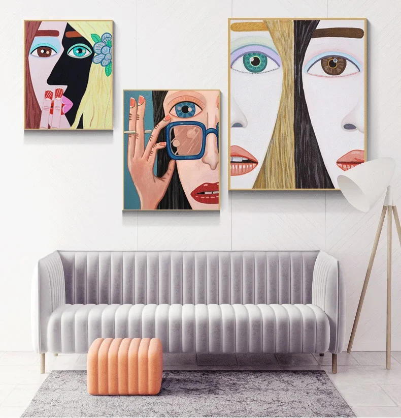 

Famous Animate Figures Canvas Painting Poster Modern Brian Calvin Lifelike Decor Wall Art Pictures For Living Room Bedroom Aisle