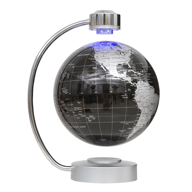 Magnetic Levitation Floating Globe Anti Gravity World Map Suspending Globe with Light Home Office Decoration Ornaments Gifts