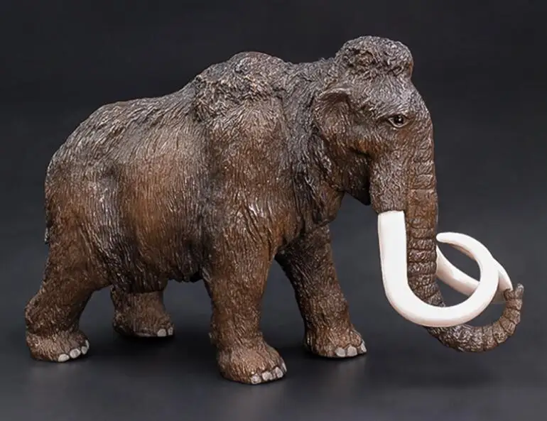 home soft decoration Animal model the prehistoric creature mammoth and mammoth in the ancient ice age