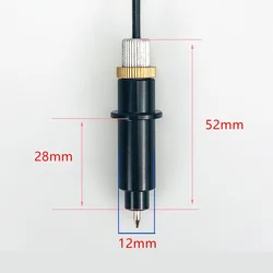 1pc Dia 12mm Universal Plotter Pen Holder for Roland Liyu Cricut Deepcut Mimaki Summa Explore Air 2 Vinyl Cutter Drawing Machine