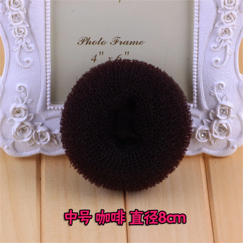 4PCS/4Sizes Hair Bun Maker Donut Magic Foam Sponge Easy Big Ring Hair Styling Tools Accessories For Girls Hair Donut Braider