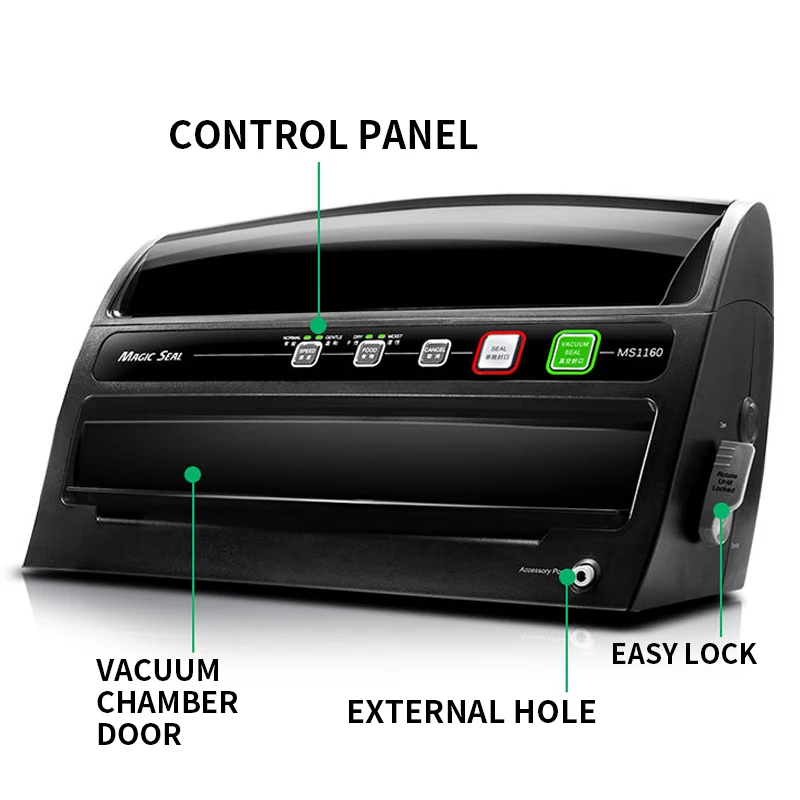 

220v Small Vacuum Packaging Machine Commercial Household Plastic Sealing Sealing Machine Food Preservation Sealing Machine