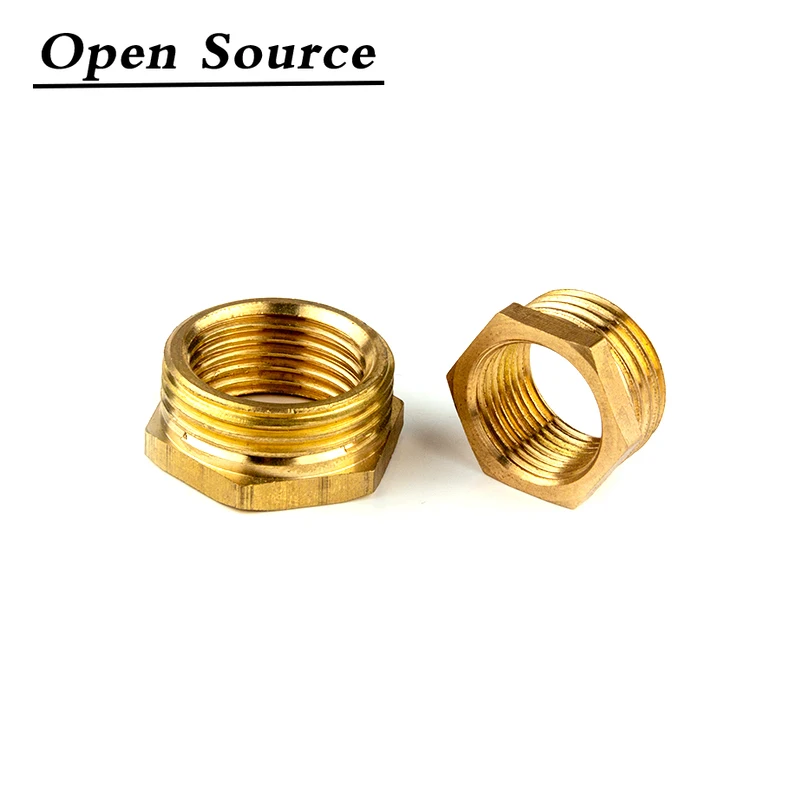 Brass Hose Fitting Hex Reducer Bushing M/F 1/8\