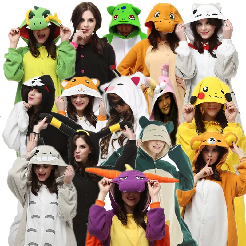 Anime Kigurumi  Animator Game Cosplay Costume Adult Cartoon Onesies Pajamas Women\'s Men\'s Pyjamas Homewear Carnival Clothing