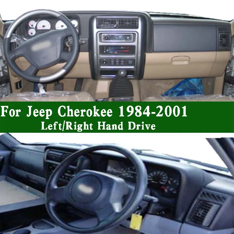 

For Jeep 2500 Cherokee XJ SE Wagoneer 1984-2001 Dashmat Dashboard Cover Protective Pad Anti-Dirt Proof Dash Mat Ornaments