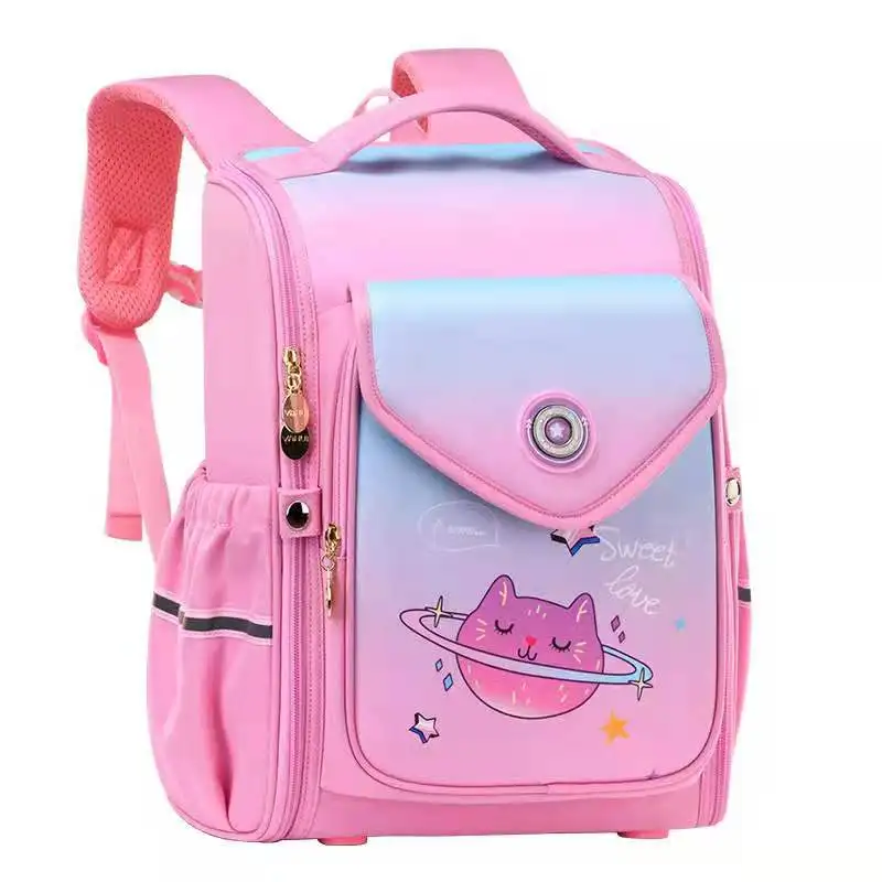 2021 New School Bags For Boys Girls Primary Student Orthopedic Shoulder Backpack Large Capacity Super Light Kids Birthday Gifts