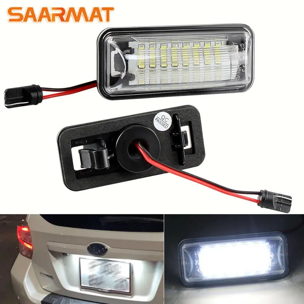 

For Subaru BRZ Forester Impreza Legacy WRX XV Crosstrek TOYOTA FT86 GT86 LED Rear license plate light License Number Plate Light