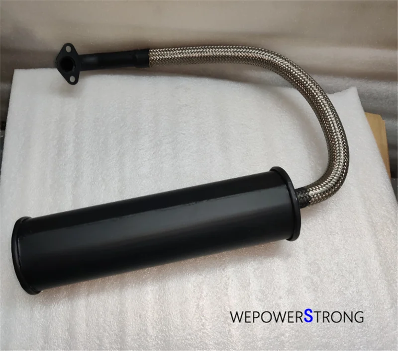 Flexible Muffler Exhasut Pipe Assy. Fits GX160 GX200 Type China 168F 170F 172F 225CC Gas Engine Applied For Exender Generator