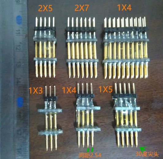 2.54mm burning probe AVR ARM DSP FPGA CPLD ISP ICP IAP JTAG programming