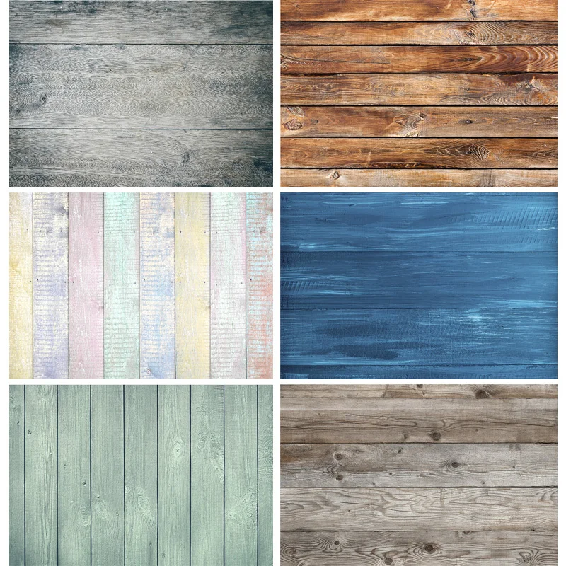 Photorealistic Fabric Vintage Wooden Floor Baby  Photography Backdrops For Photo Studio Background Props CXSC -11