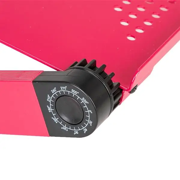 Height Adjustable Portable Foldable Lap Table Stand for Sofa Bed Beside Use Folding Table Laptop Notebook Computer Use in Bed