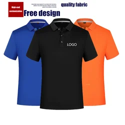 POLO personalizado de alta gama para hombres, camiseta de secado rápido, Polo deportivo personalizado, 1 pieza, camisa de pareja Diy con su nombre