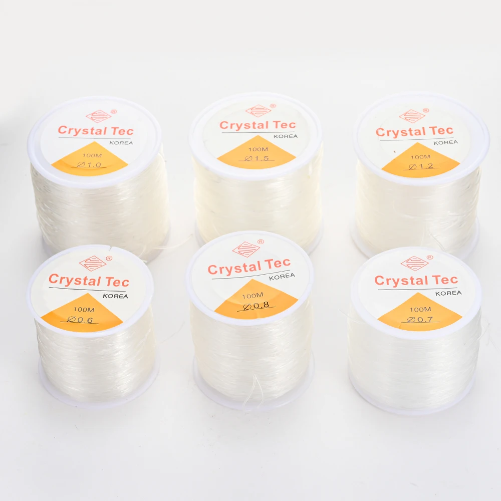 0.5-1.5mm Elastic Cord String for Jewelry Making
