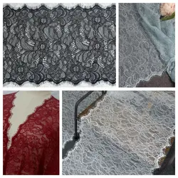 3meter Soft skin-friendly exquisite European eyelashes lace accessories DIY clothing dress fabric