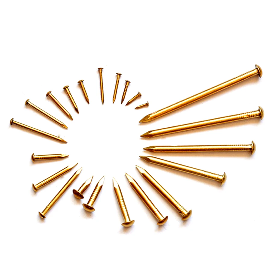 1.2mm 1.5mm 2mm Brass Nails  , DIY Hardware Accessories Nail , N004