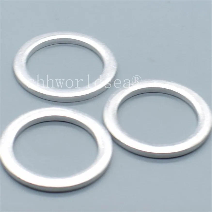 Shhworldsea 100pcs 18mm Engine Oil Crush Washers Drain Plug Gasket Rings For Toyota Lexus Aluminum 90430-18008 Car Accessories