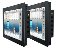 AOTESIER 10 inch sun readable 1000nits outdoor IP65 touch LCD monitor Industrial resistive touch screen monitor for boat pc