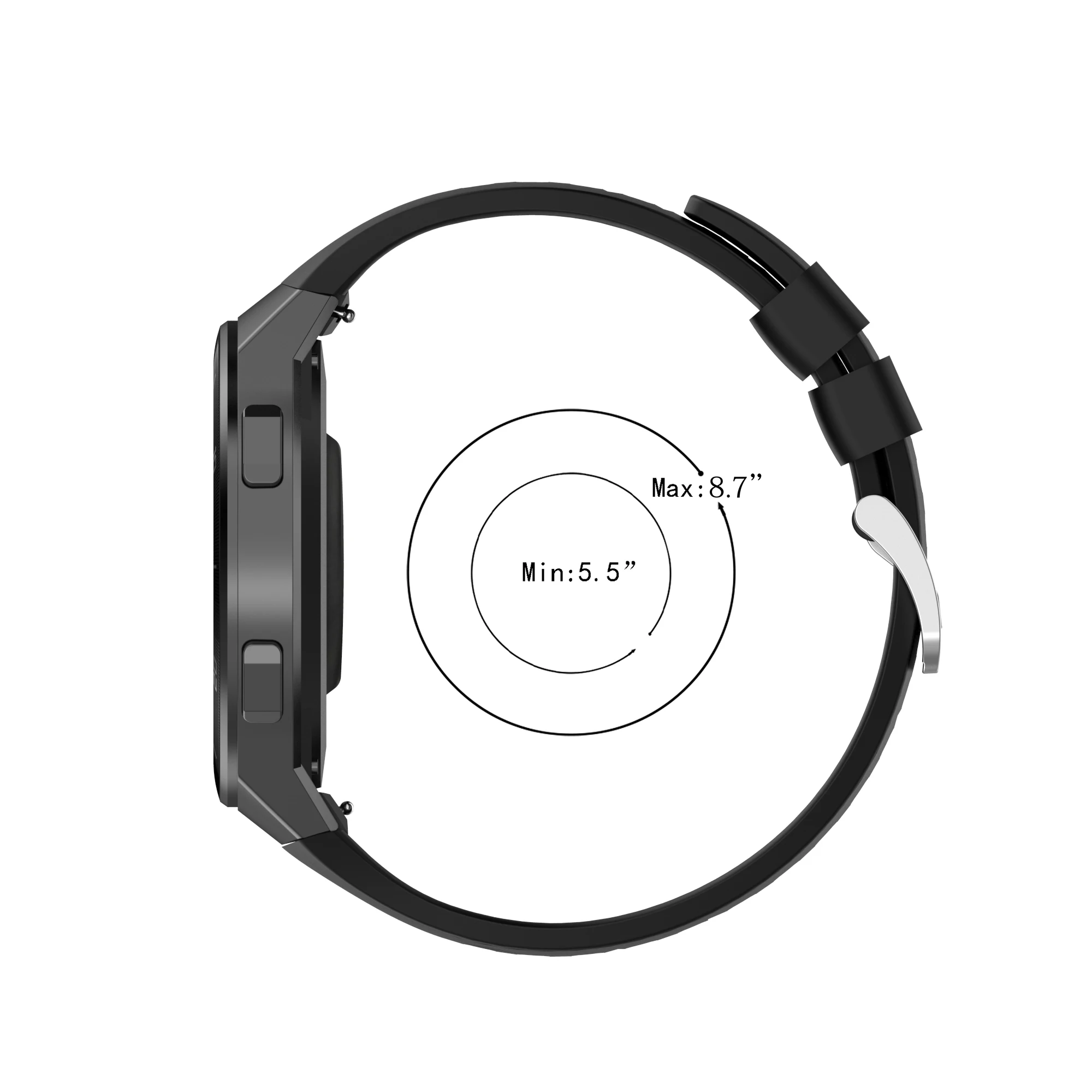 Cho Đồng Hồ HUAWEI Watch GT 2E Ban Đầu Dây 22MM Dây Đeo Đồng Hồ Silicone Đeo Thông Minh Cho Huawei Gt 2e Gt2e GT2e Vòng Tay thay Thế Correa